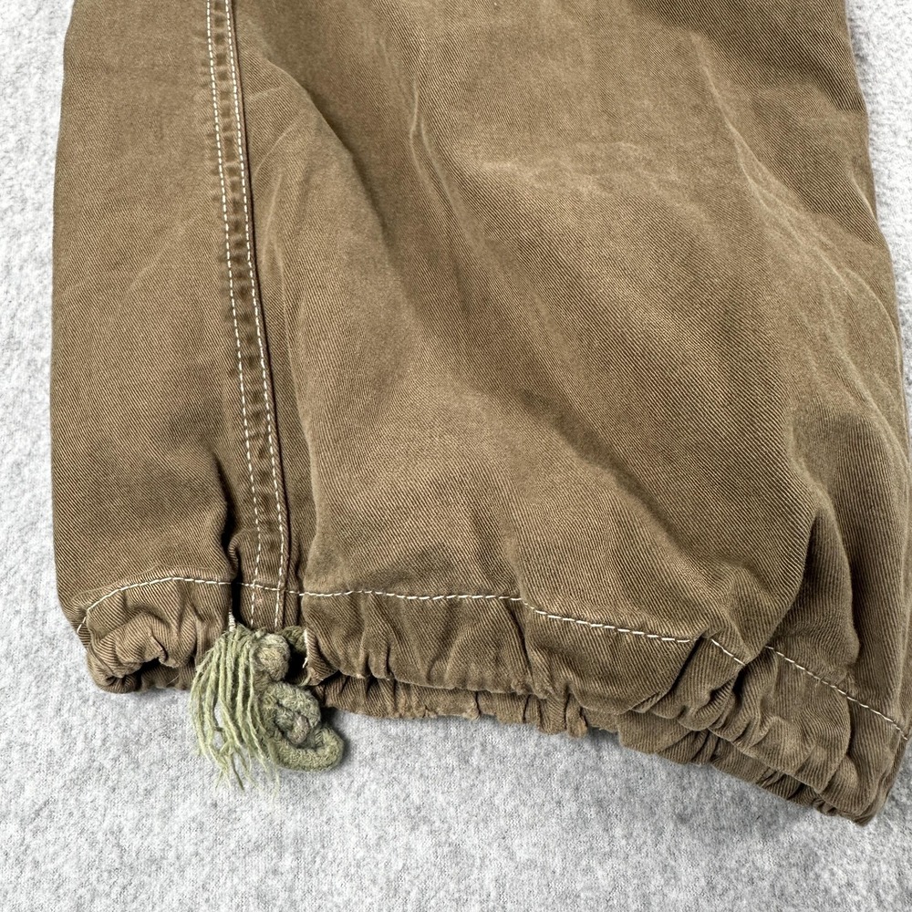 Vintage Y2K Buggirl Pants Womens Large 10-12 Brown Baggy Fit Joggers - Picture 7 of 16